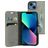 Mobiparts Classic Wallet iPhone 13 Mini Cover a libro portafoglio - Granite Grey