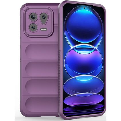 Mobigear Bumpy Xiaomi 13 TPU flexible Carcasa - Morado