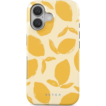 Burga Tough iPhone 16 MagSafe Funda Plástico rígido Carcasa Antigolpes - Lemon Tart