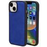 Mobiparts Classic iPhone 13 MagSafe TPU / Leatherette Back cover - Sapphire Blue