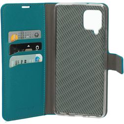Mobiparts Saffiano Wallet Samsung Galaxy A42 Cover a libro portafoglio - Turchese