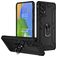 Mobigear Armor Ring Samsung Galaxy A73 Hard Case Back cover Shockproof with Ring Holder - Black