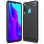 Mobigear Brushed Slim Huawei P30 Lite Joustava TPU Suojakuori - Musta