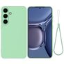 Mobigear Rubber Touch Samsung Galaxy S25 FE Silicone Capa traseira - Verde