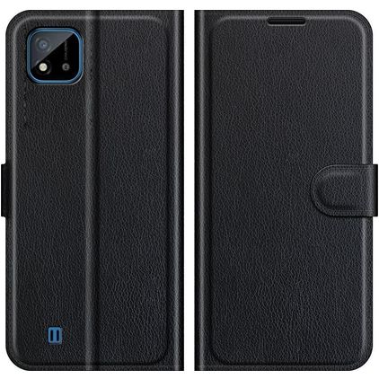 Mobigear Classic Realme C11 (2020) Plånboksfodral med sedelfack - Svart
