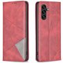 Mobigear Rhombus Slim Samsung Galaxy A55 Wallet case - Red