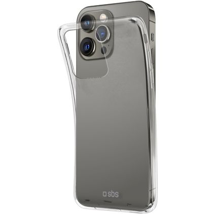 SBS Polo iPhone 13 Pro Max Joustava TPU Suojakuori - Musta