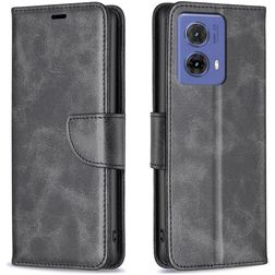 Mobigear Excellent Motorola Moto G85 Wallet case - Black