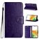 Mobigear Flowers Samsung Galaxy A55 Capa livro Carteira - Roxo