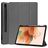 Mobigear Tri-Fold Gel Samsung Galaxy Tab S7 FE TPU / Kunstlæder Pungetui + Stylus-holder - Grå