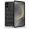 Mobigear Bumpy Samsung Galaxy S25 Edge TPU flexible Carcasa - Negro