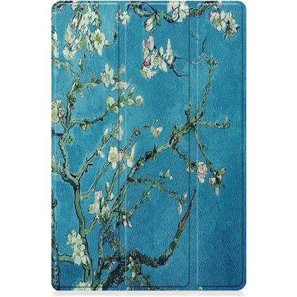 Mobigear Tri-Fold Samsung Galaxy Tab A8 10.5 (2021) Wallet case - Almond Blossoms