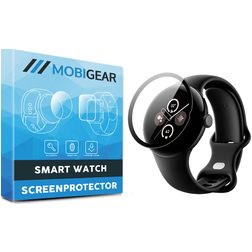 Mobigear Google Pixel Watch Skärmskydd Skyddsfilm - Svart