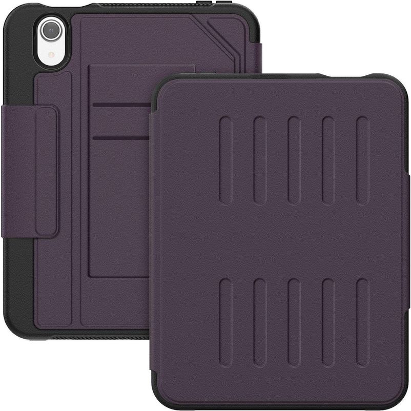 Mobigear Magnetic Folio iPad Mini 6 (2021) Funda tipo libro + Portalápices - Morado
