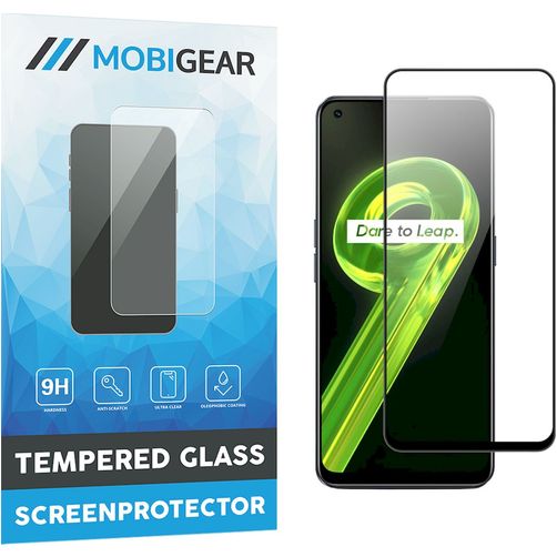 Mobigear Premium Realme 9 4G Vidro temperado Película de ecrã - Compatível com capas - Preto