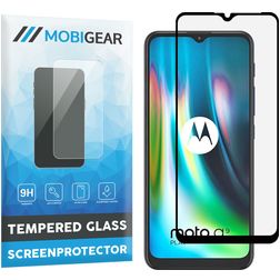 Mobigear Premium Motorola Moto G9 Play Cristal templado Protector de pantalla - Compatible con fundas - Negro