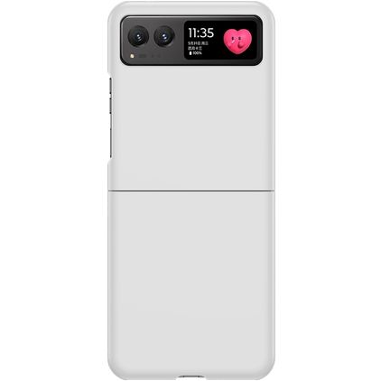 Mobigear Colors Motorola Razr 40 Funda Plástico rígido Carcasa - Blanco