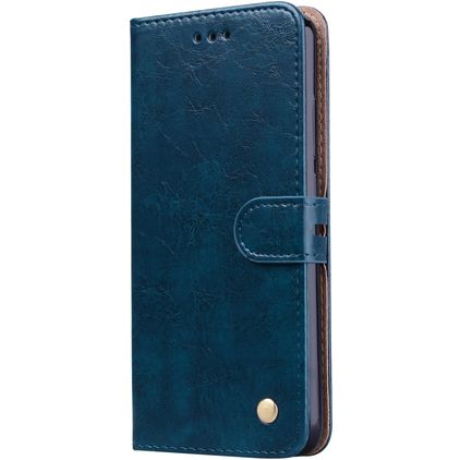 Mobigear Wallet Xiaomi Redmi Note 7 Lompakkokotelo + Setelitasku - Sininen