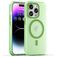 Mobigear Shockproof iPhone 16 Pro Max MagSafe TPU flexible Carcasa - Verde