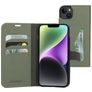 Mobiparts Classic Wallet iPhone 14 Plus Knížkové pouzdro Peněženka - Stone Green