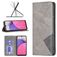 Mobigear Rhombus Slim Samsung Galaxy A33 Lompakkokotelo - Harmaa