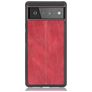 Mobigear Stitch Google Pixel 6 Pro Capa traseira - Vermelho