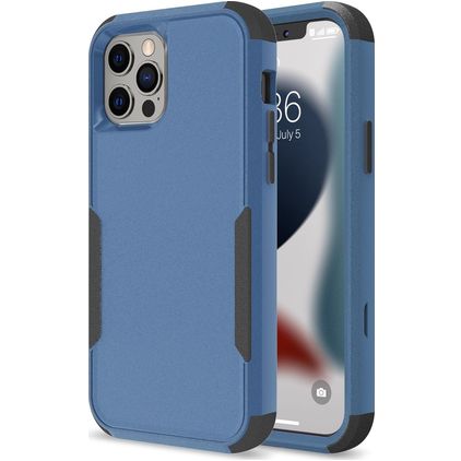 Mobigear Ultra Tough iPhone 14 Pro Kova Suojakuori Iskunkestävä - Sininen