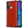 Mobigear Honeycomb Realme C3 Hardcase Back cover Antiurto - Rosso