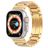 Mobigear Berlin Correa Acero inoxidable Cierre de mariposa para Apple Watch - 49/46/45/44 mm - Dorado