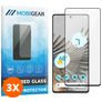 Mobigear Premium Google Pixel 7 Pro Tempered Glass Screen Protector - Case Friendly - Black (3-Pack)