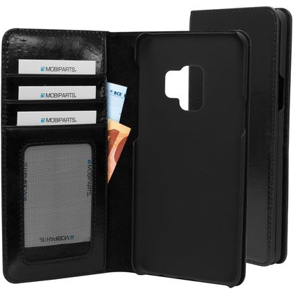 Mobiparts Excellent Wallet Samsung Galaxy S9 Lompakkokotelo + Setelitasku - Jade Black