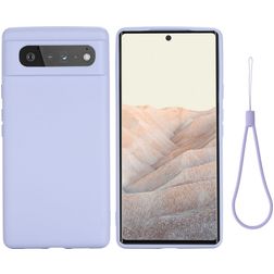Mobigear Rubber Touch Google Pixel 6 Silikon Zadní kryt - Fialová