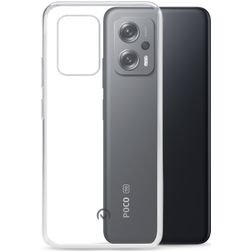 Mobilize Gelly Transparente POCO X4 GT TPU flexible Carcasa - Transparente