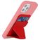 Mobigear Folding Snap-On Korttikotelo - 3 korttia - MagSafe-yhteensopiva - Punainen