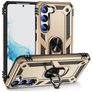 Mobigear Armor Ring Samsung Galaxy S23 Fodral Hårdplast Skal Stötsäkert med ringhållare - Guld