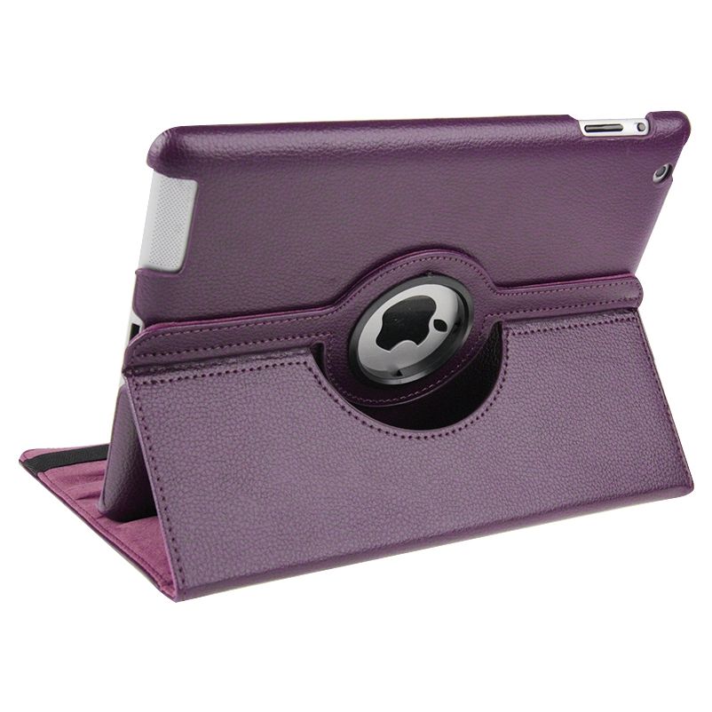 Mobigear DuoStand iPad 2 (2011) Funda tipo libro giratoria - Morado