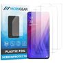 Mobigear OPPO Reno Z Protector de pantalla Film - Compatible con fundas (pack de 3)