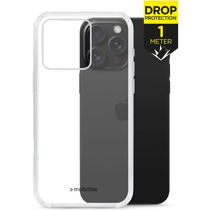 Mobilize Naked Protection Trasparente iPhone 16 Pro Hardcase Back cover Antiurto - Trasparente