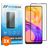 Mobigear Premium Realme 8 Cristal templado Protector de pantalla - Compatible con fundas - Negro (pack de 3)
