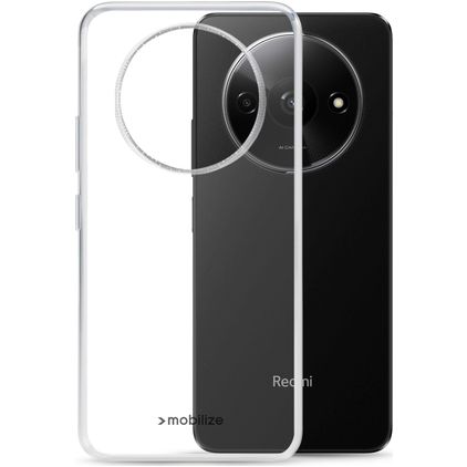 Mobilize Gelly Transparente Xiaomi Redmi A3 TPU flexible Carcasa - Transparente