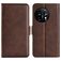 Mobigear Slim Magnet OnePlus 11 Plånboksfodral med sedelfack - Brun