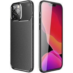 Mobigear Racing iPhone 14 Joustava TPU Suojakuori - Musta