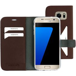 Mobiparts Classic Wallet Samsung Galaxy S7 Wallet case - Brown