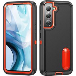 Mobigear Rugged Stand Samsung Galaxy S23 Plus Hard Case Back cover Shockproof with Stand - Black