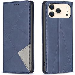 Mobigear Rhombus Slim iPhone 18 Pro Max Wallet case - Blue