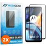 Mobigear Premium Motorola Moto G22 Cristal templado Protector de pantalla - Compatible con fundas - Negro (pack de 2)