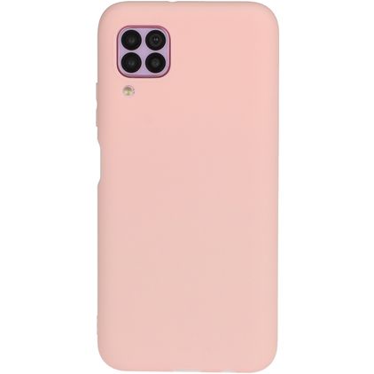 Mobigear Colors Huawei P40 Lite TPU flexível Capa traseira - Rosa