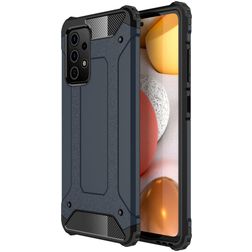 Mobigear Outdoor Samsung Galaxy A52 Plástico rígido Capa traseira Antichoque - Azul marinho