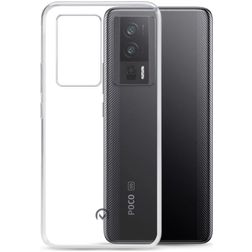 Mobilize Gelly Gennemsigtig POCO F5 Fleksibel TPU Bagsidecover - Gennemsigtig