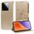 Mobigear Flowers Xiaomi 15 Wallet case - Gold